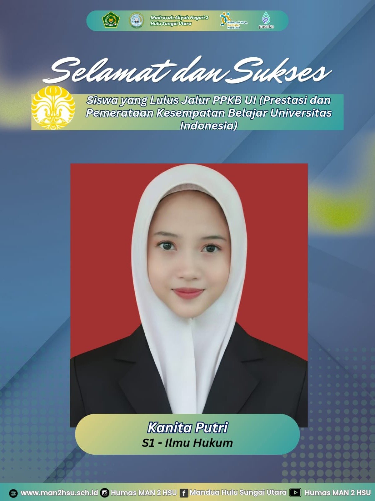 Siswi yang Lulus Universitas Indonesia